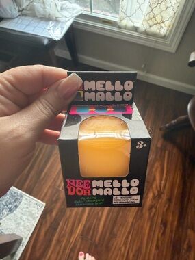 Needoh Mello Mallo Yellow Squishy Stress Toy